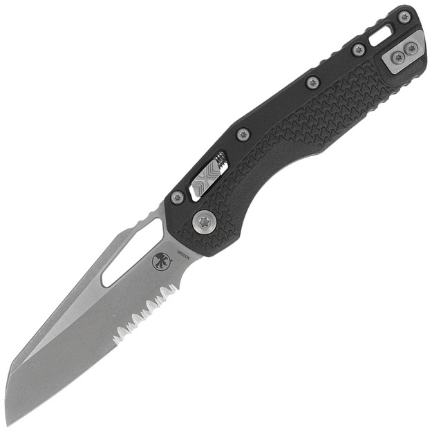 Microtech MSI S/E knife Black Tri-Grip Polymer, Apocalyptic P/S M390MK by Tony Marfione (210T-11APPMBK)