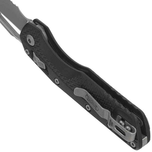 Microtech MSI S/E knife Black Tri-Grip Polymer, Apocalyptic P/S M390MK by Tony Marfione (210T-11APPMBK)