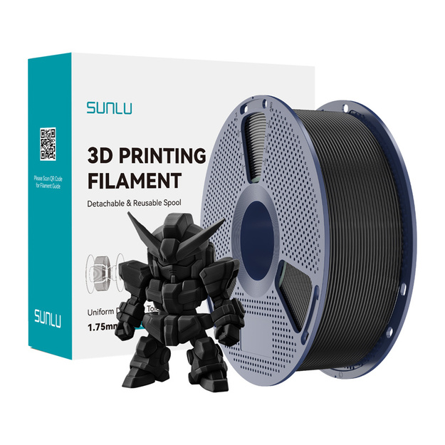 Sunlu PLA+ 2.0 Filament (Black)