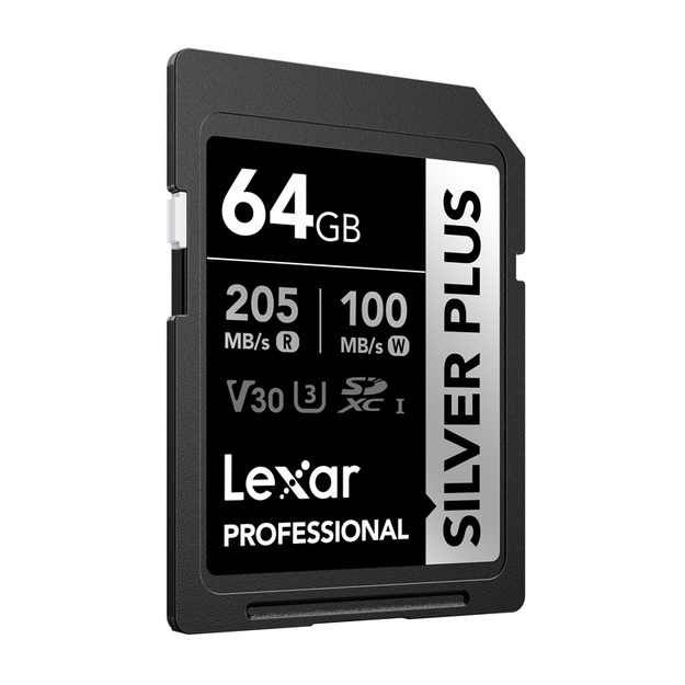 Lexar Professional SILVER PLUS SDXC 64GB memory card