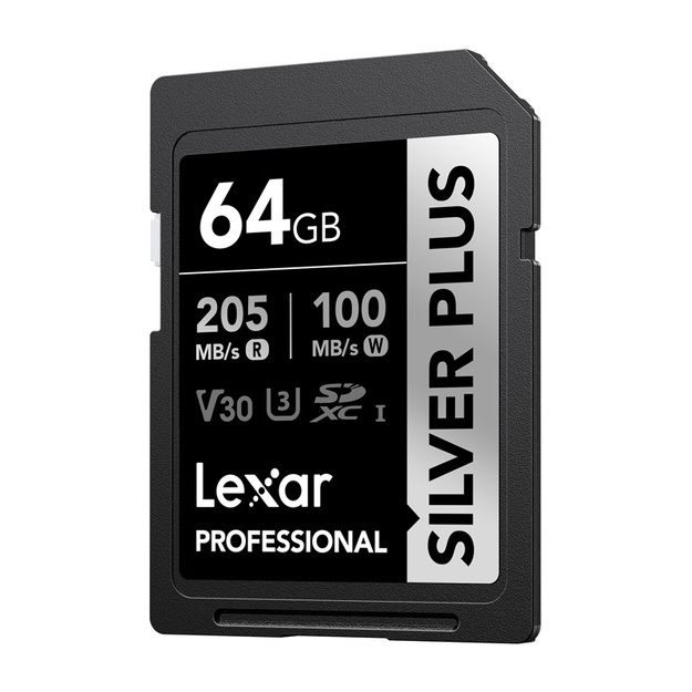 Lexar Professional SILVER PLUS SDXC 64GB memory card