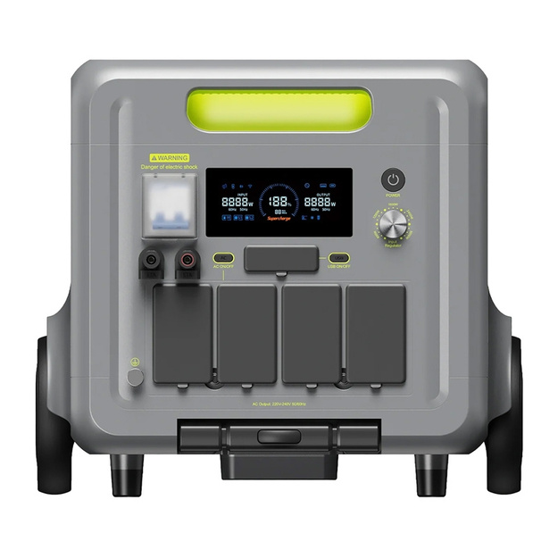 FOSSIBOT F7200 7200W Charging Station (Green)