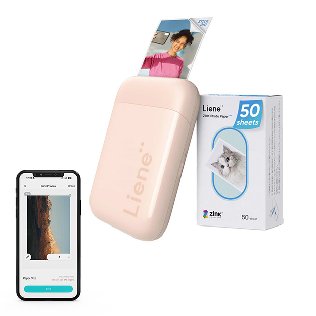 Liene Pearl 2x3  Portable Photo Printer (Pink)