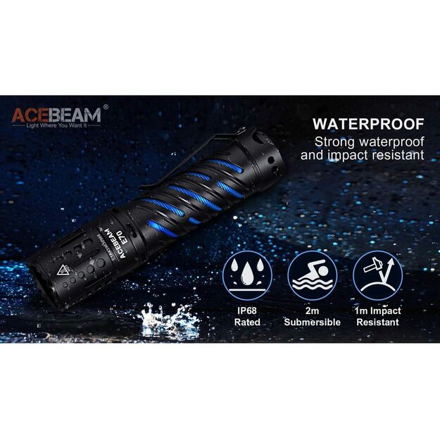 Acebeam E70 AL EDC lukturis, 6500k 4600lm