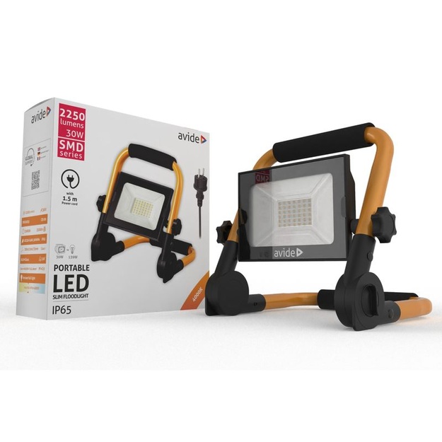 Avide LED prožektors 30W 220V kabelis 1,5m