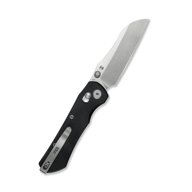 Geo Knife Komodo folding knife Stonewash M390 Blade, Black G10 GEO2509E