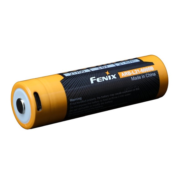 Fenix ARB-L21-6000B Li-Ion USB uzlādējama 21700 baterija