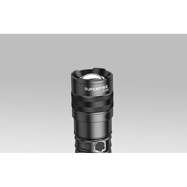 Superfire rokas lukturītis GT60, 2600lm, USB-C