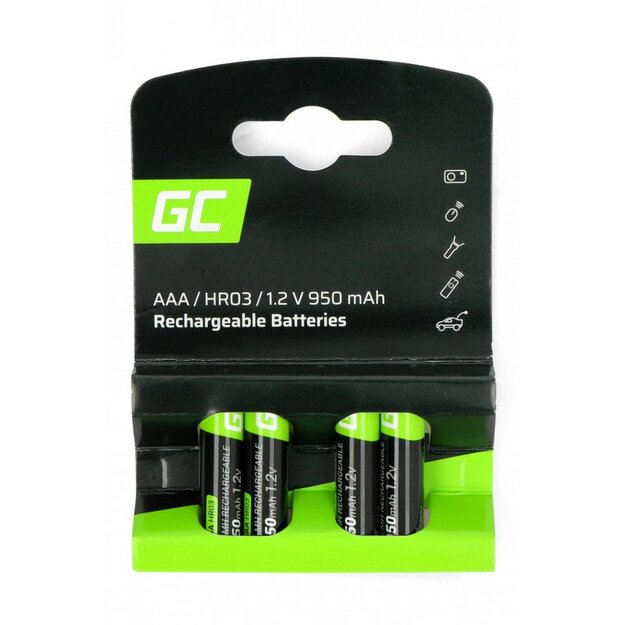 GREENCELL Green Cell akumulators 4x AAA HR03 12V 950mAh GR03