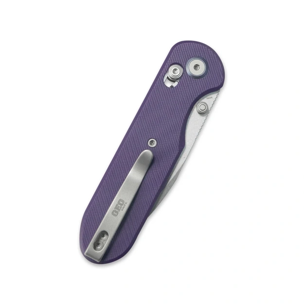 GEO Ethereal Cutter SW M390 Folding Knife, Purple G10 (GEO2402L)
