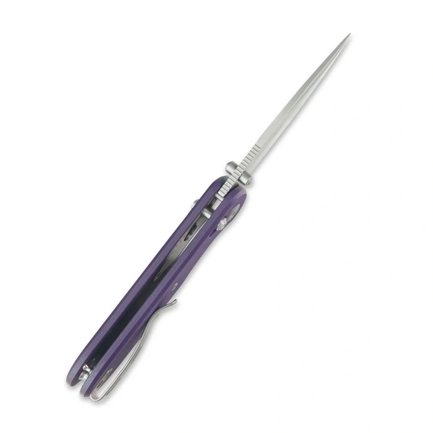 GEO Ethereal Cutter SW M390 Folding Knife, Purple G10 (GEO2402L)