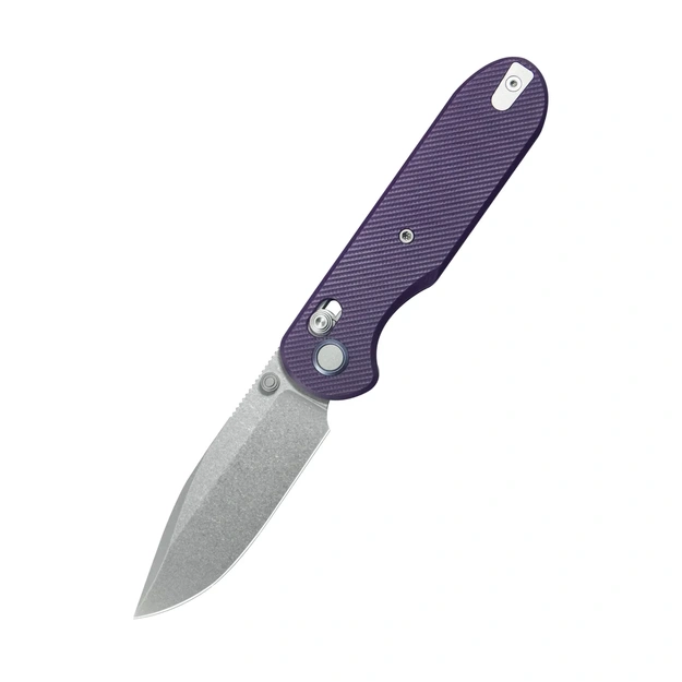 GEO Ethereal Cutter SW M390 Folding Knife, Purple G10 (GEO2402L)