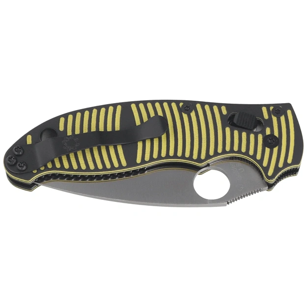 Salokāmais nazis Spyderco Manix 2 Salt, dzelten&scaron;/melns G10, MagnaCut (C101GBKYLMCP2)