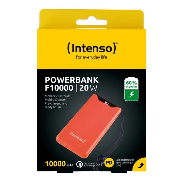 Внешний аккумулятор Intenso 10000 mAh QC3.0, оранжевый