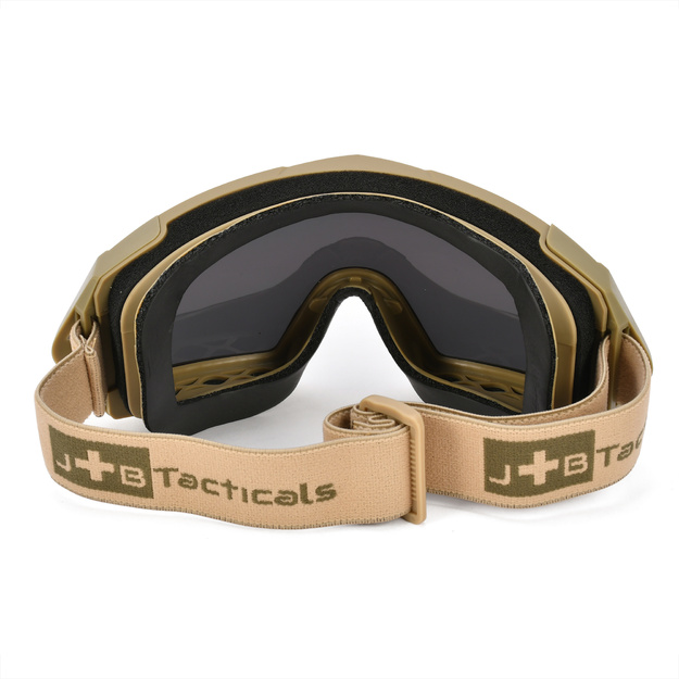 Тактические очки JB Tacticals с защитой от запотевания и УФ-лучей, Desert, JB-GLS-0002-BRN