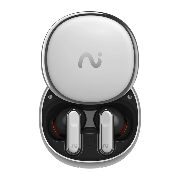 VIAIM Nano+ AI Earbuds with Voice Recorder (Silver)