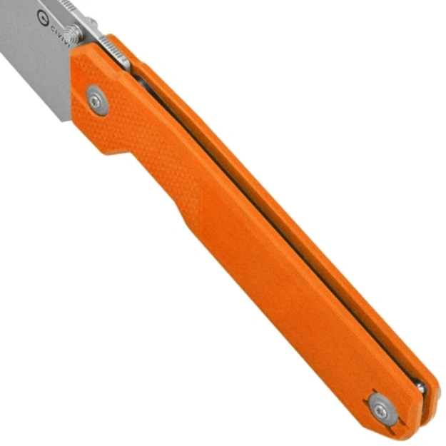 Civivi Hid Orange G10, Satin 14C28N Folding Knife by Ostap Hel (C23008-4)