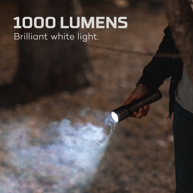 Nebo NEWTON 1000 Lumen Flashlight with 4 AA Batteries