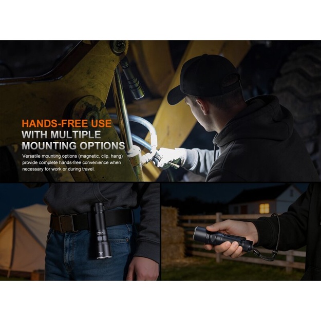 Fenix ​​C7 Pro LED flashlight with USB connection