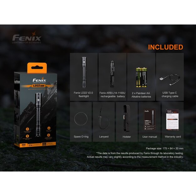 Fenix ​​LD22 V2.0 flashlight