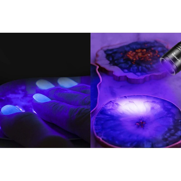 UV rokas kabatas lukturītis Superfire A5, 365NM