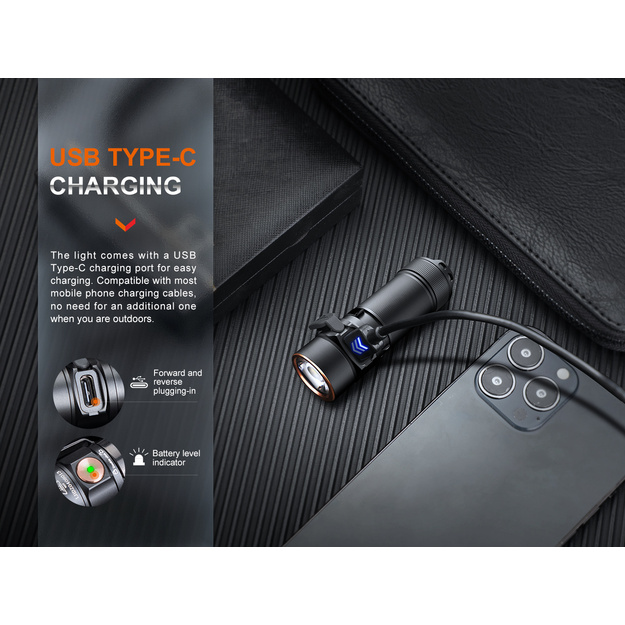 Fenix E18R V2.0 flashlight