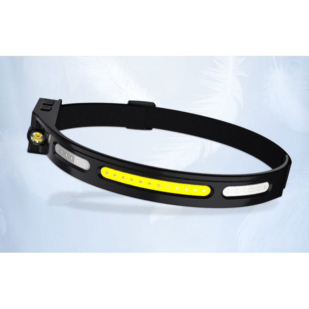 Superfire HL76 galvas lukturītis, MELNS