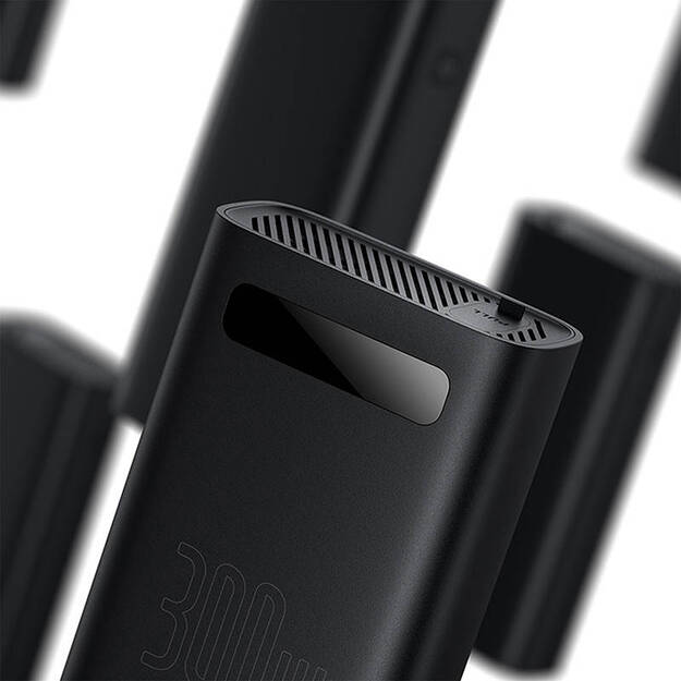 Strāvas pārveidotājs Baseus 300W (24V CN/EU) (melns)