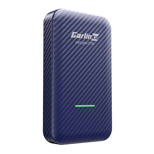 Carlinkit CP2A bezvadu adapteris Apple Carplay / Android Auto (zils)