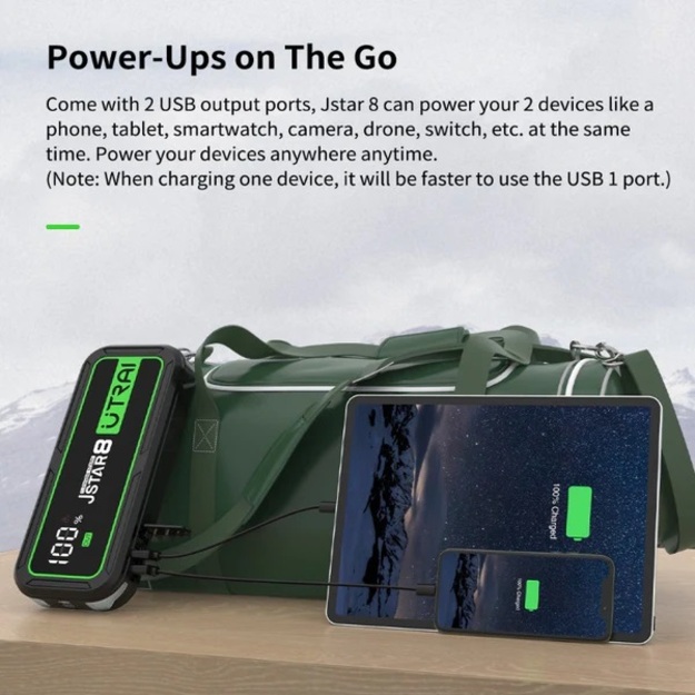 UTRAI Jstar 8 auto starteris 3000A