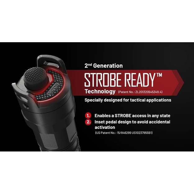 Nitecore P23i tactical flashlight 3000lm 470m