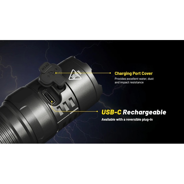 Nitecore P23i tactical flashlight 3000lm 470m