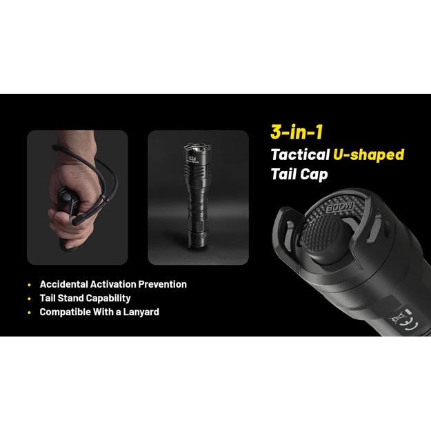 Nitecore P23i tactical flashlight 3000lm 470m