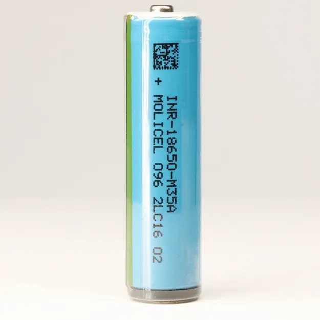 MOLICEL 18650 INR18650-M35A PCM-T 3500mAh Li-ION 3,6V 10A Baterija ar Aizsardzību