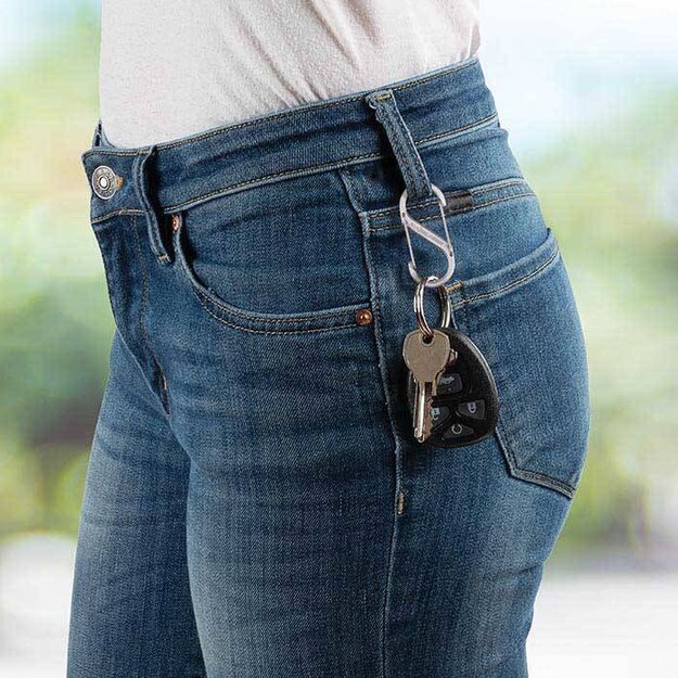 Nite Ize - S-Biner #1 - melns karabīnes komplekts - SB1-2PK-01