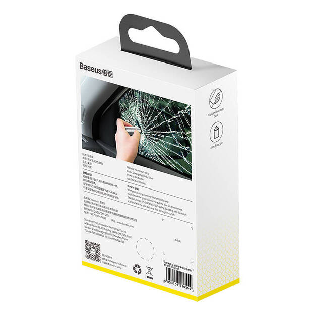 Dro&scaron;ības āmurs Baseus Sharp Tool (sudraba krāsā)