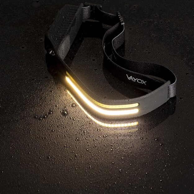 Vayox galvas lukturītis COB + XPE LED VA0129