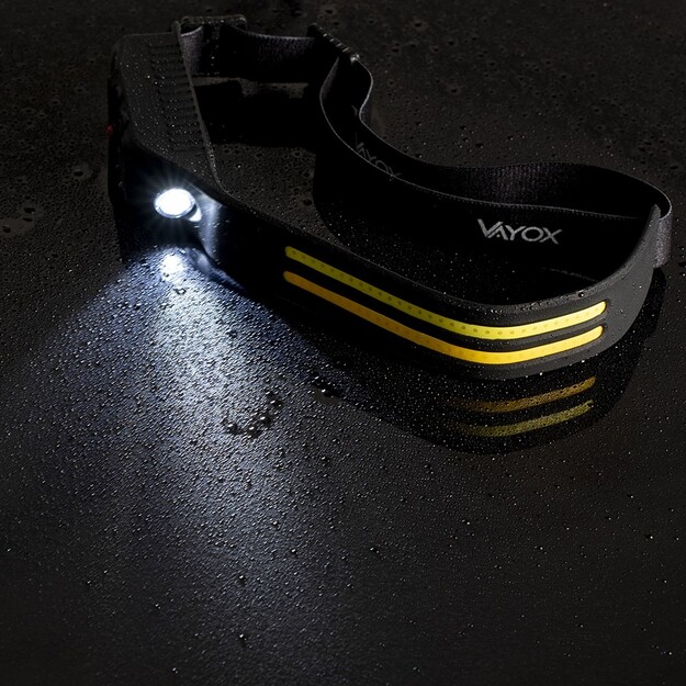 Vayox galvas lukturītis COB + XPE LED VA0129