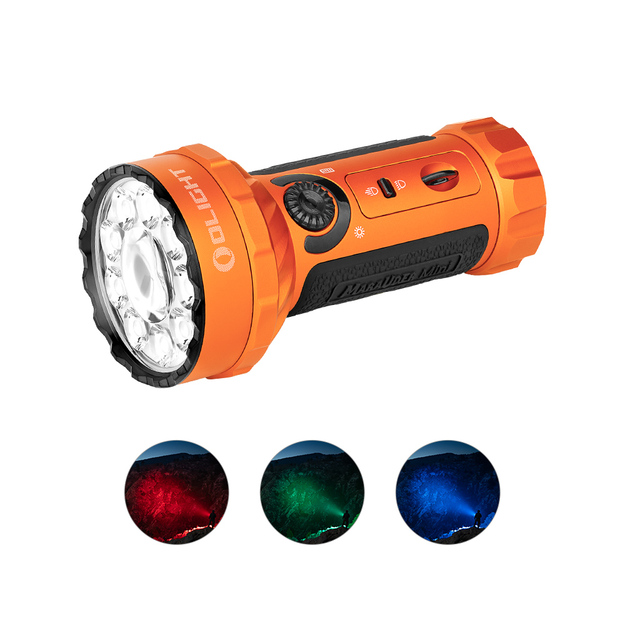 Olight Marauder Mini Flashlight 7000lm Limited Edition Orange