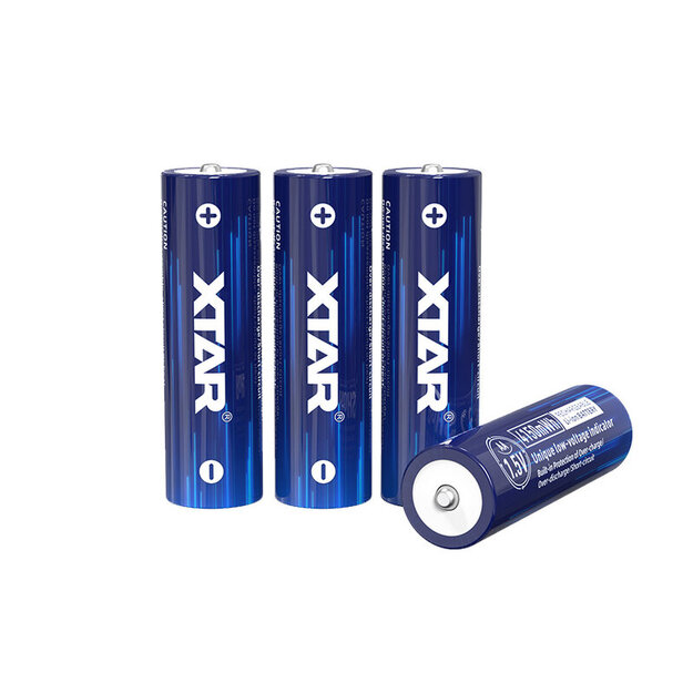 Xtar R6 / AA 1.5V Li-ion 2500mAh akumulators ar aizsardzību