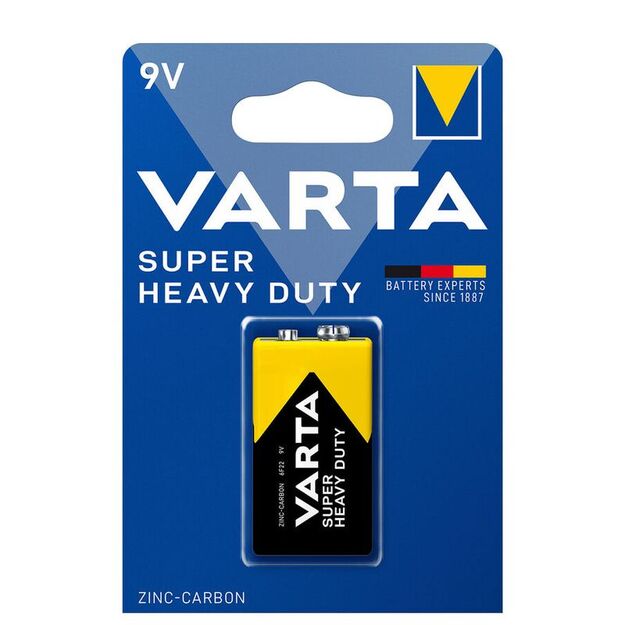 9 V baterija Varta Superlife , 1 gab.