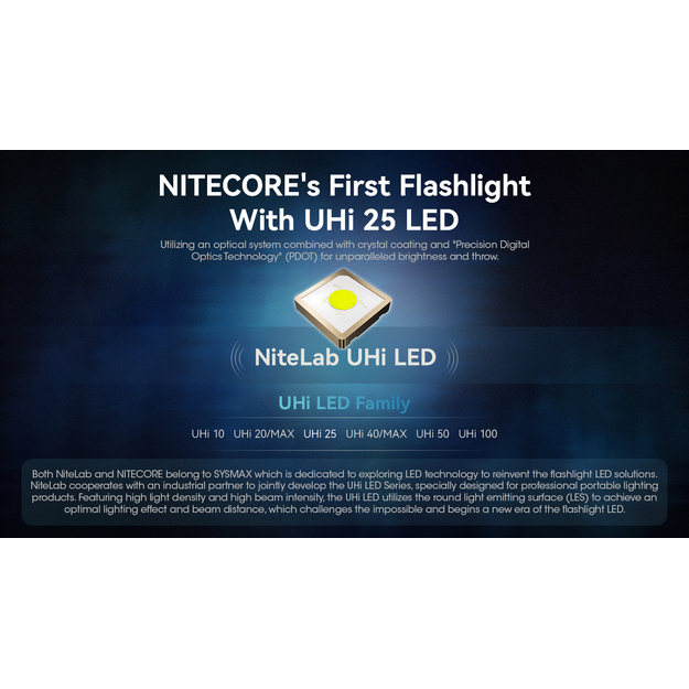 Nitecore MT1A PRO - 800lm flashlight