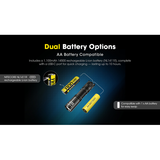 Nitecore MT1A PRO - 800lm flashlight