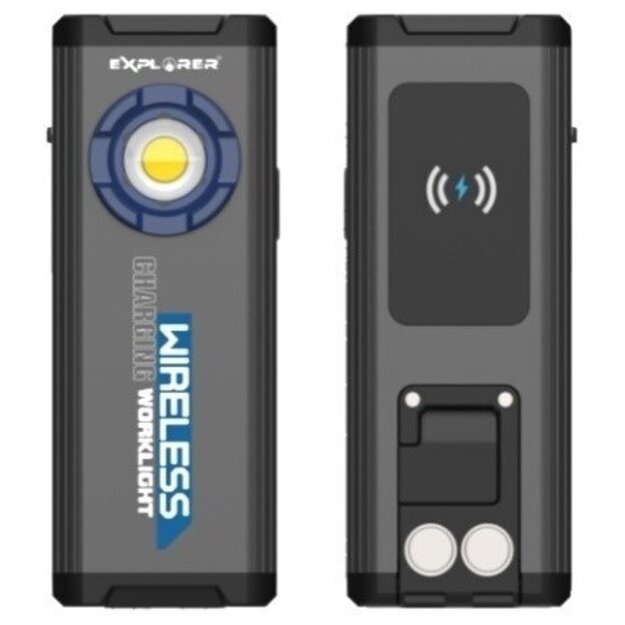 Explorer darba gaisma COB LED ar bezvadu uzlādes staciju