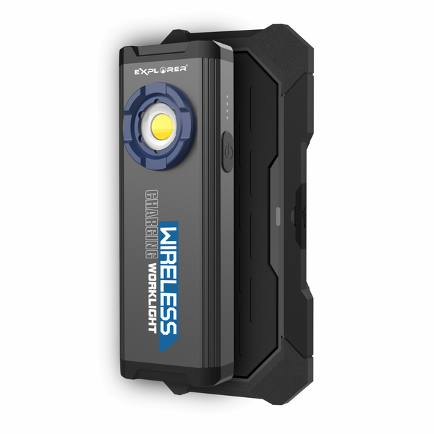 Explorer darba gaisma COB LED ar bezvadu uzlādes staciju