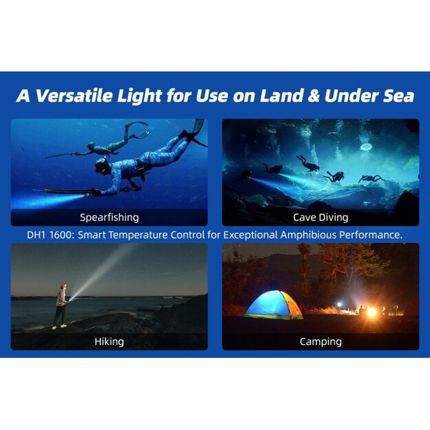 XTAR Hunter DH1 1600 nir&scaron;anas lukturītis 1600lm