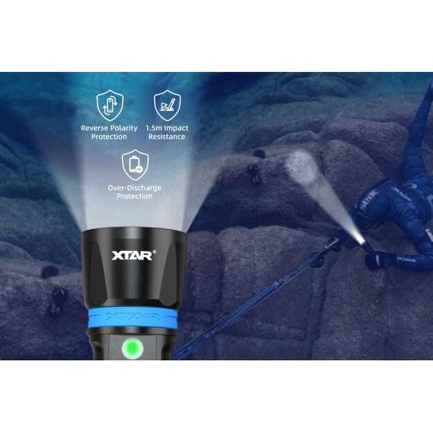 XTAR Hunter DH1 1600 nir&scaron;anas lukturītis 1600lm