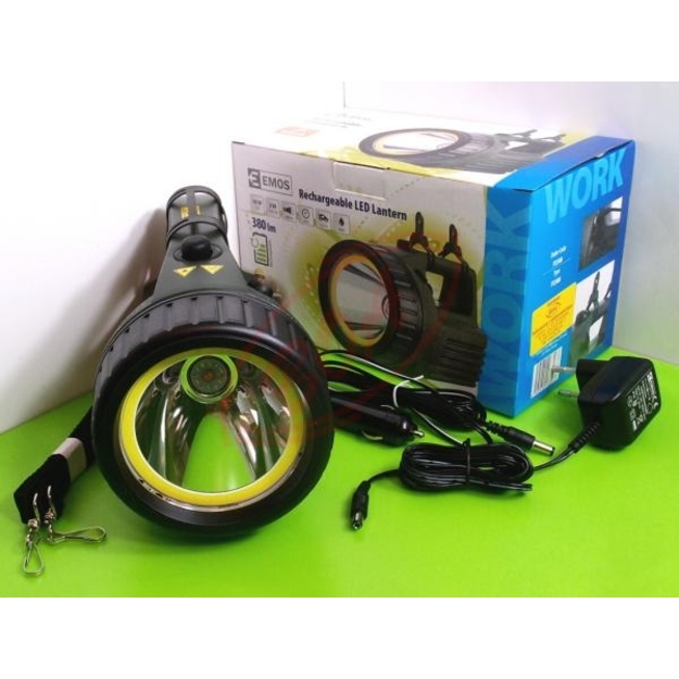 Uzlādējama lampa 10W + COB LED