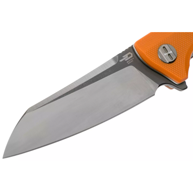 Складной нож Bestech Texel Orange G10, Grey Titanized/Satin D2 BG21D-2