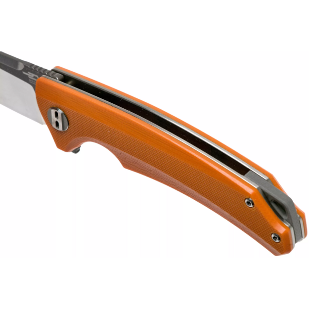 Складной нож Bestech Texel Orange G10, Grey Titanized/Satin D2 BG21D-2